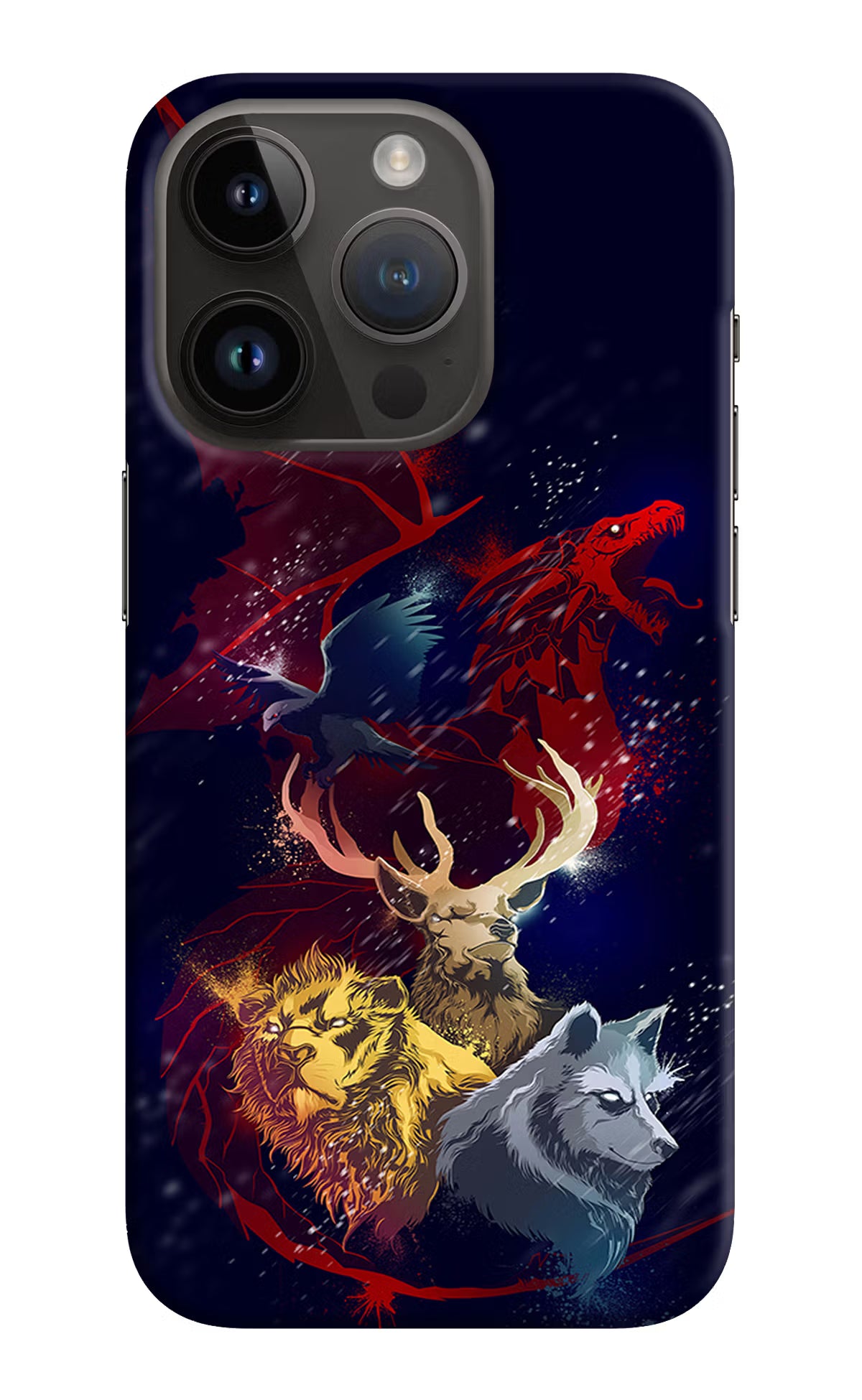 Game Of Thrones iPhone 14 Pro Hard Case Back Cover by Casekaro