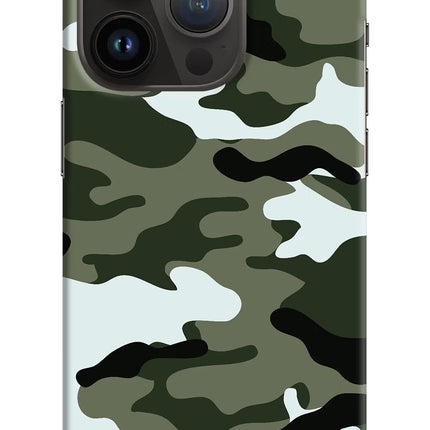 Camouflage iPhone 14 Pro Hard Case Back Cover by Casekaro
