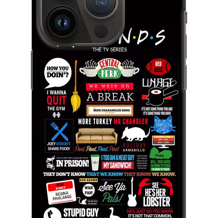 FRIENDS iPhone 14 Pro Hard Case Back Cover by Casekaro