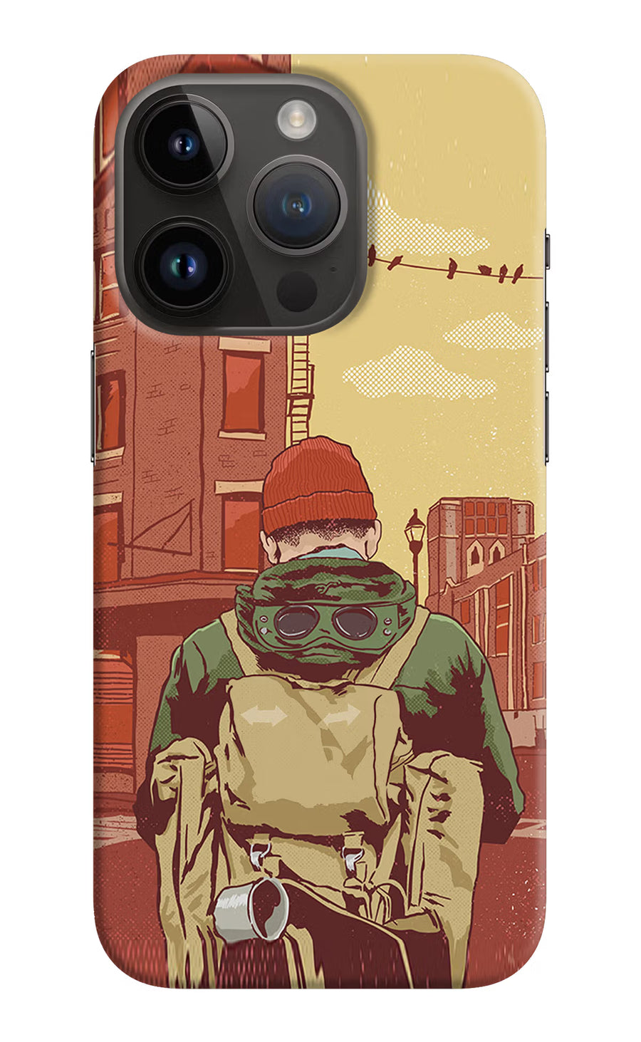 Adventurous iPhone 14 Pro Back Cover, Hard case