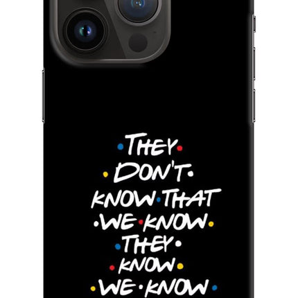 FRIENDS Dialogue iPhone 14 Pro Hard Case Back Cover by Casekaro