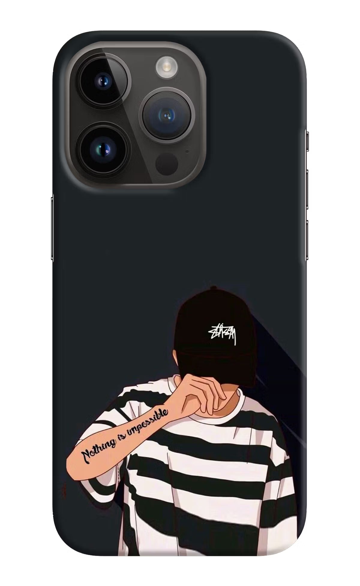 Aesthetic Boy iPhone 14 Pro Hard Case Back Cover by Casekaro