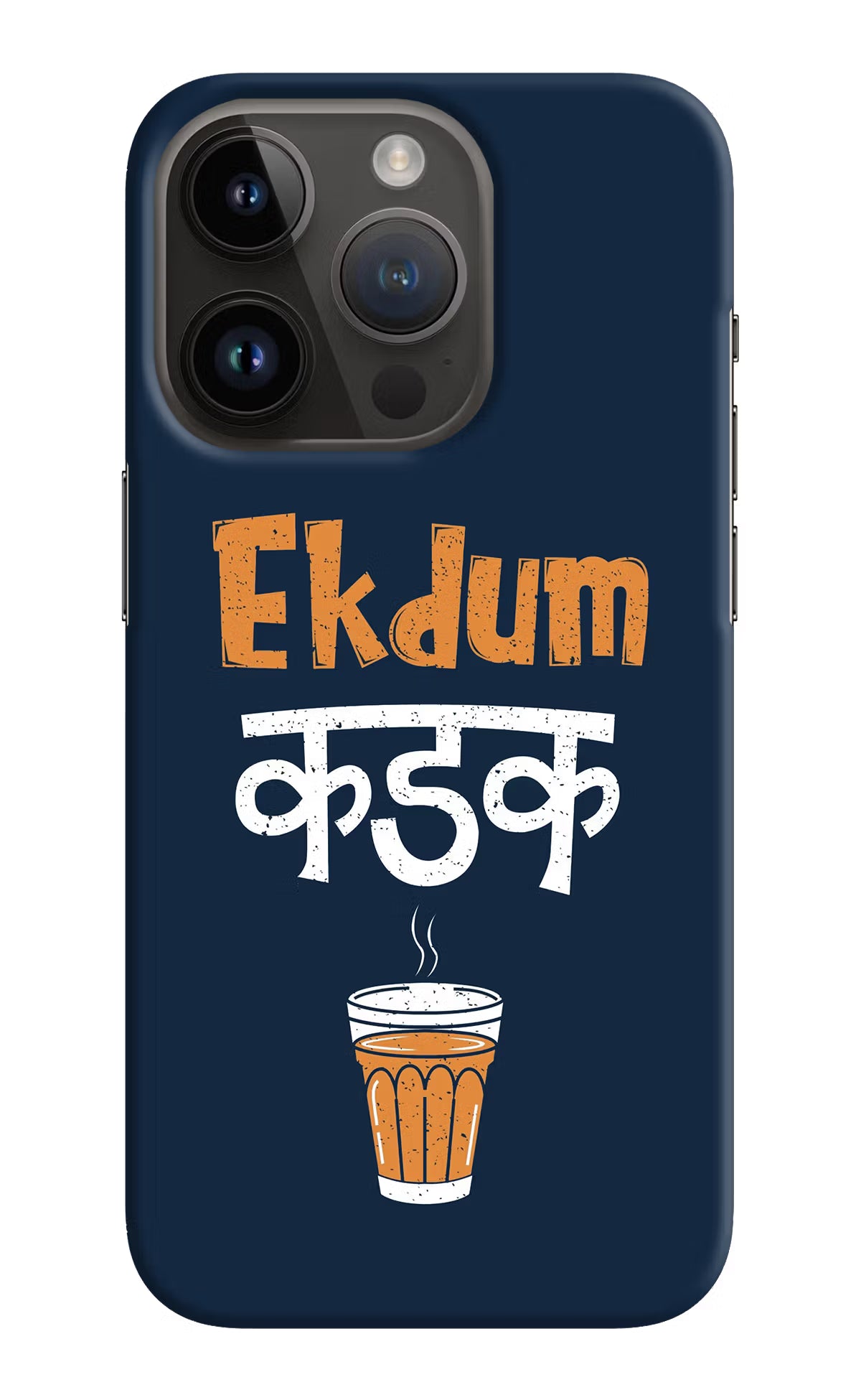 Ekdum Kadak Chai iPhone 14 Pro Hard Case Back Cover by Casekaro