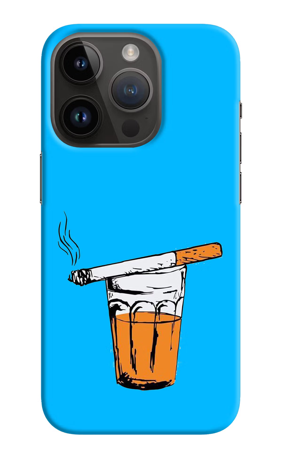 Chai Sutta iPhone 14 Pro Hard Case Back Cover by Casekaro