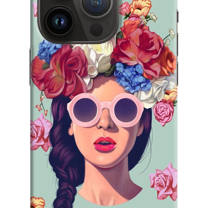Pretty Girl iPhone 14 Pro Hard Case Back Cover by Casekaro