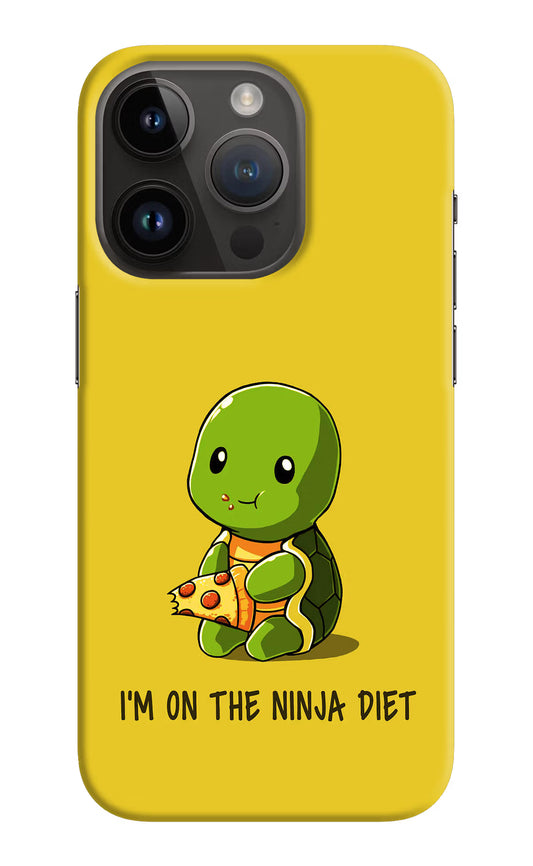 I'm on Ninja Diet iPhone 14 Pro Hard Case Back Cover by Casekaro