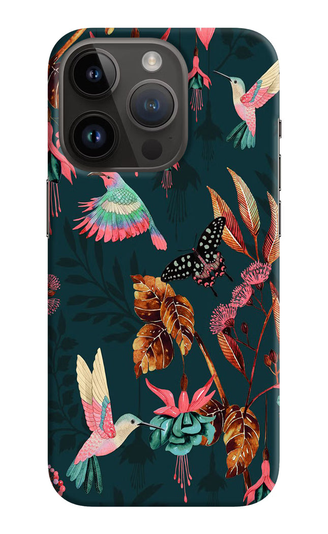 Birds iPhone 14 Pro Hard Case Back Cover by Casekaro