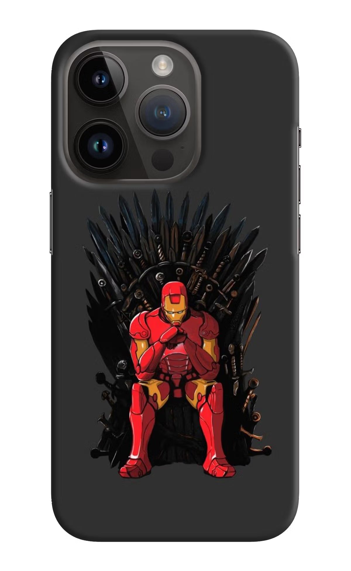 Ironman Throne iPhone 14 Pro Hard Case Back Cover by Casekaro