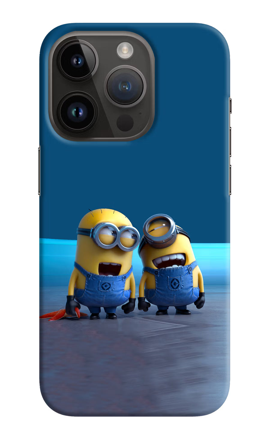 Minion Laughing iPhone 14 Pro Back Cover, Hard case