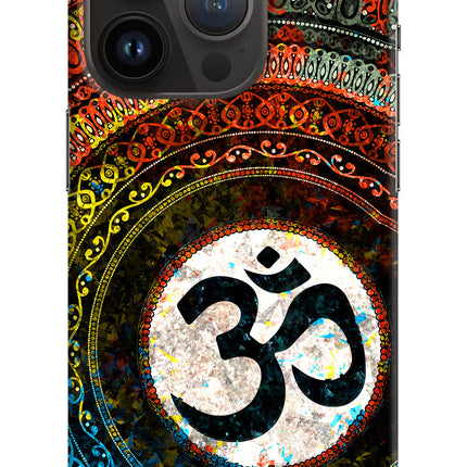 Om Cultural iPhone 14 Pro Hard Case Back Cover by Casekaro
