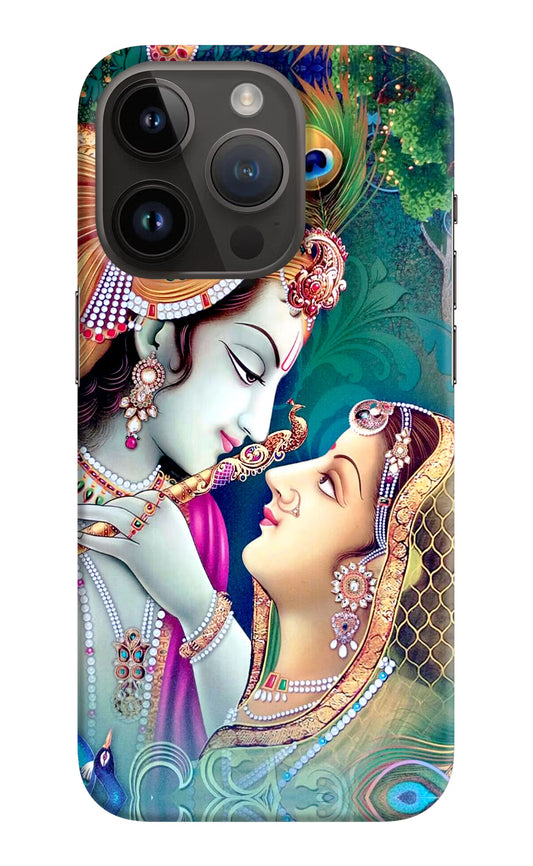 Lord Radha Krishna iPhone 14 Pro Hard Case Back Cover by Casekaro