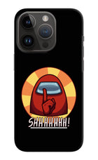 Among Us Shhh! iPhone 14 Pro Hard Case Back Cover by Casekaro