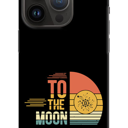 To the Moon iPhone 14 Pro Hard Case Back Cover by Casekaro
