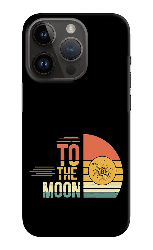 To the Moon iPhone 14 Pro Hard Case Back Cover by Casekaro