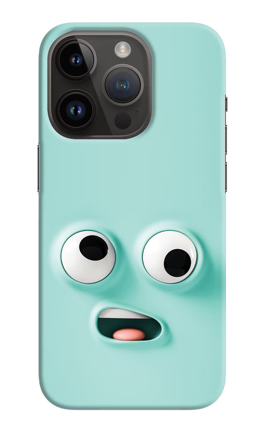 Funny Cartoon iPhone 14 Pro Back Cover, Hard case