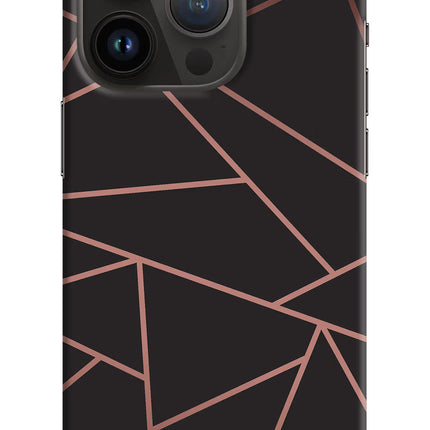 Geometric Pattern iPhone 14 Pro Hard Case Back Cover by Casekaro