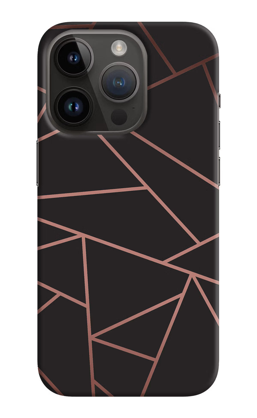 Geometric Pattern iPhone 14 Pro Back Cover, Hard case