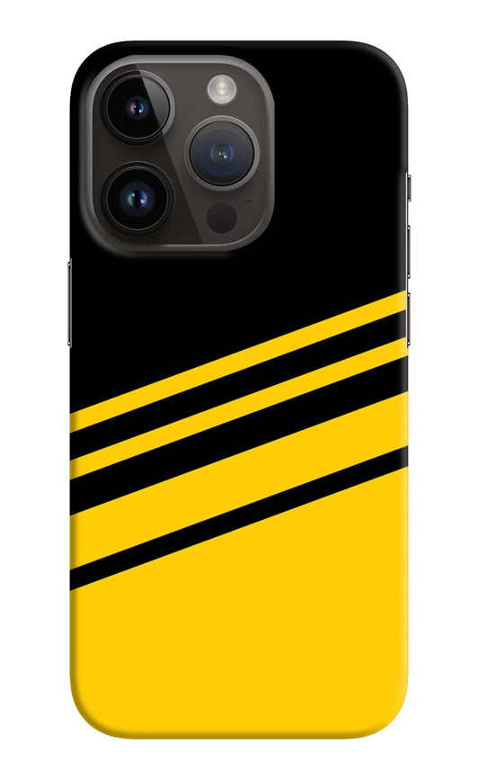 Yellow Shades iPhone 14 Pro Hard Case Back Cover by Casekaro