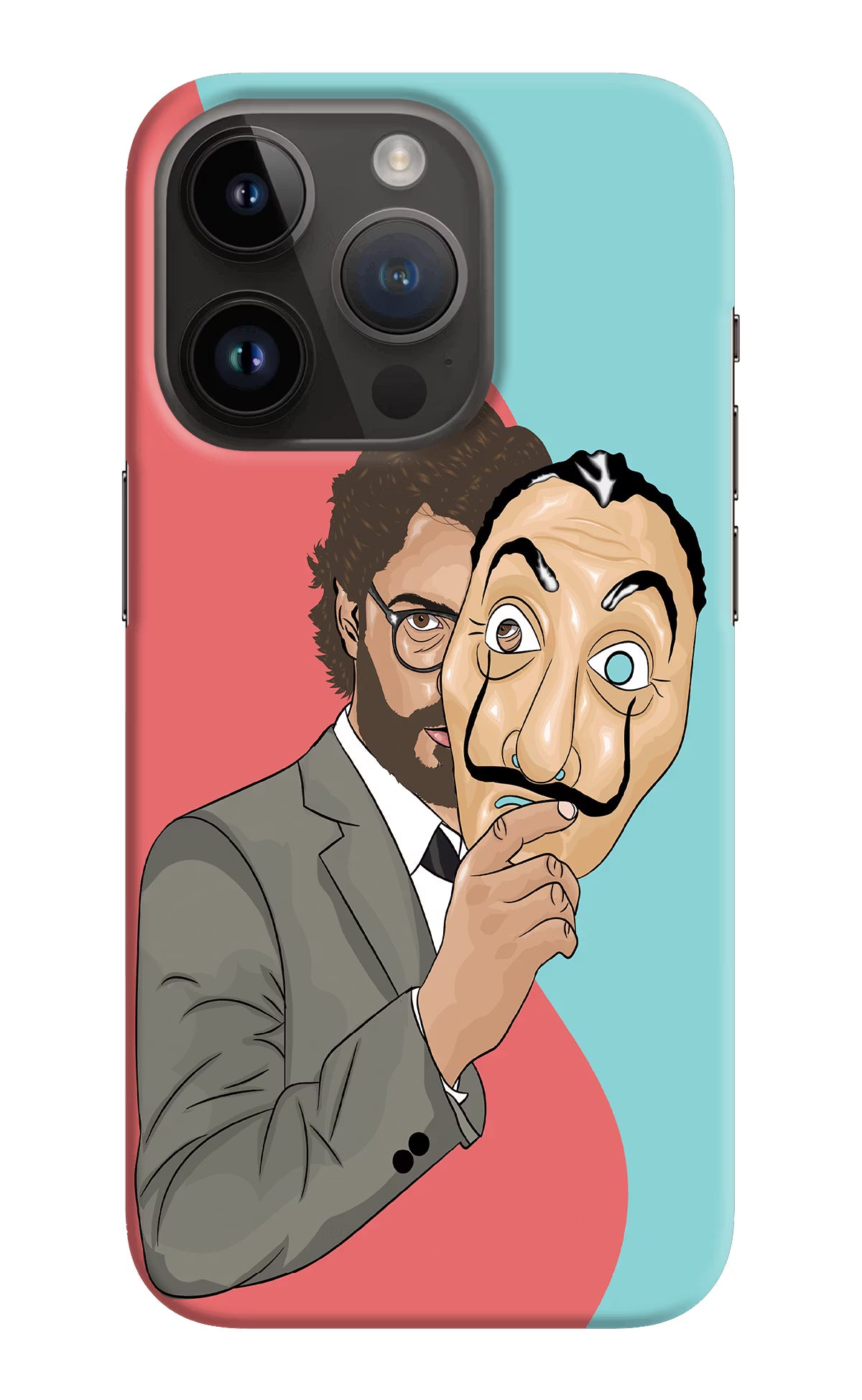 Professor iPhone 14 Pro Hard Case Back Cover by Casekaro