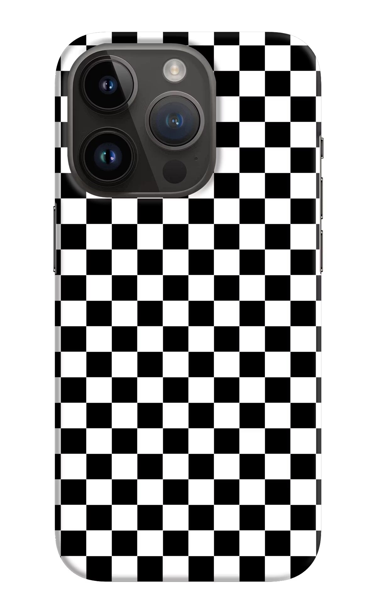 Chess Board iPhone 14 Pro Hard Case Back Cover by Casekaro