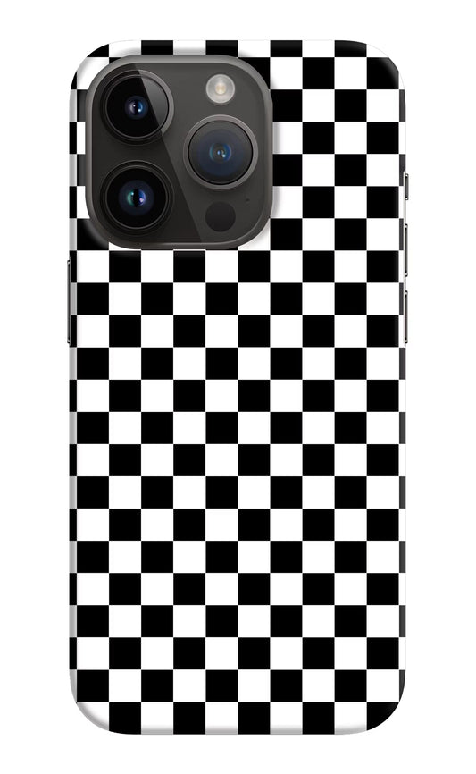 Chess Board iPhone 14 Pro Hard Case Back Cover by Casekaro