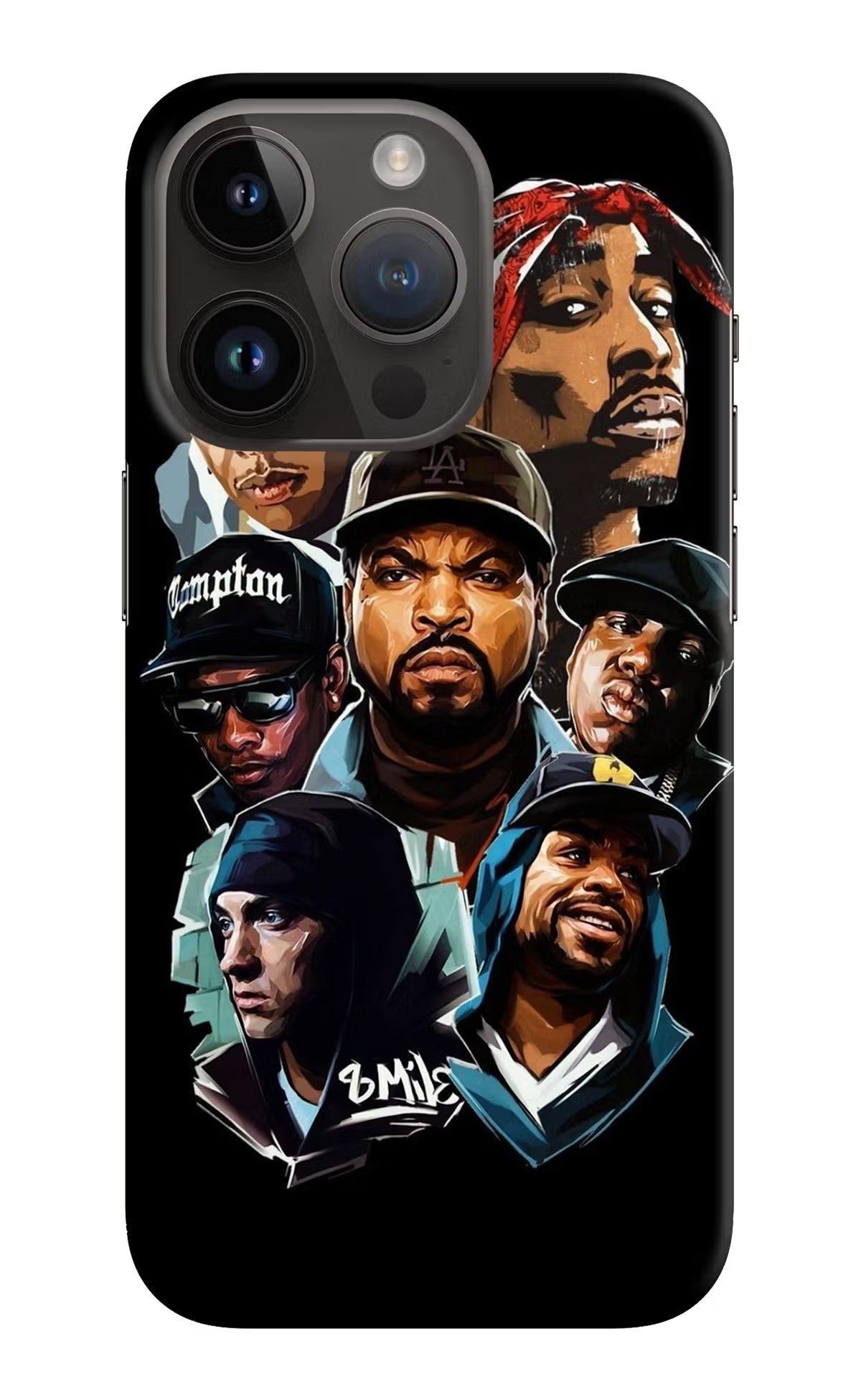 Rappers iPhone 14 Pro Hard Case Back Cover by Casekaro