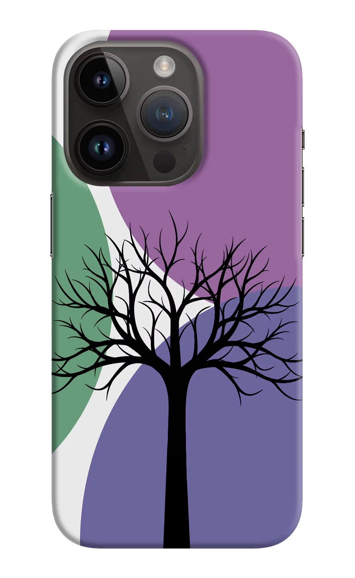 Tree Art iPhone 14 Pro Hard Case Back Cover by Casekaro