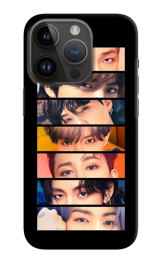 BTS Eyes iPhone 14 Pro Hard Case Back Cover by Casekaro