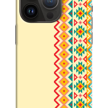 Ethnic Seamless iPhone 14 Pro Hard Case Back Cover by Casekaro