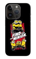 Find your inner Minion iPhone 14 Pro Hard Case Back Cover by Casekaro