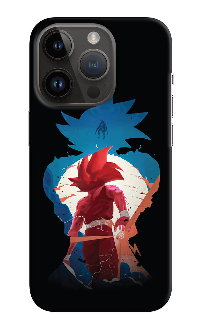 Goku iPhone 14 Pro Hard Case Back Cover by Casekaro