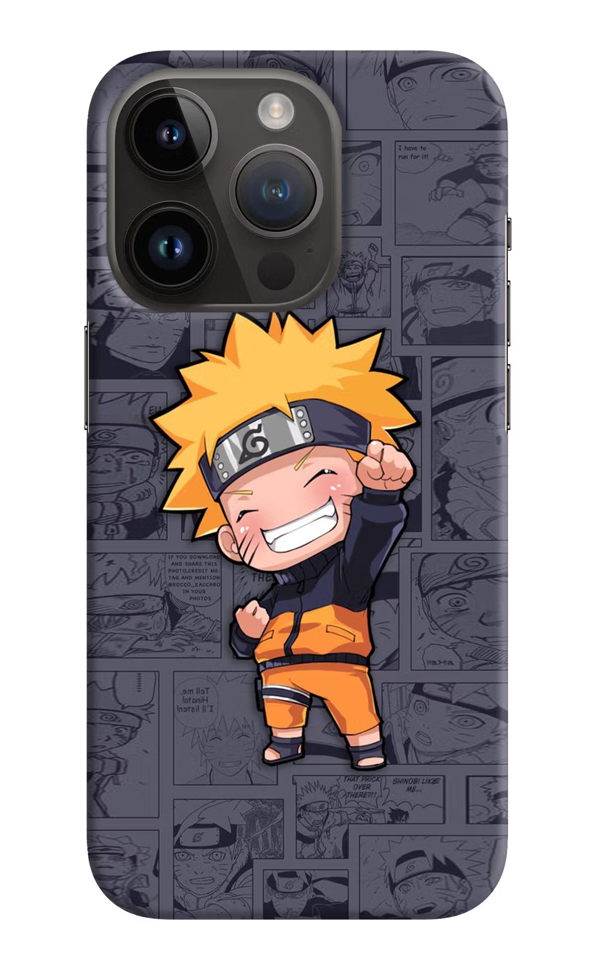Chota Naruto iPhone 14 Pro Hard Case Back Cover by Casekaro