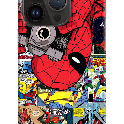 Spider Man iPhone 14 Pro Hard Case Back Cover by Casekaro