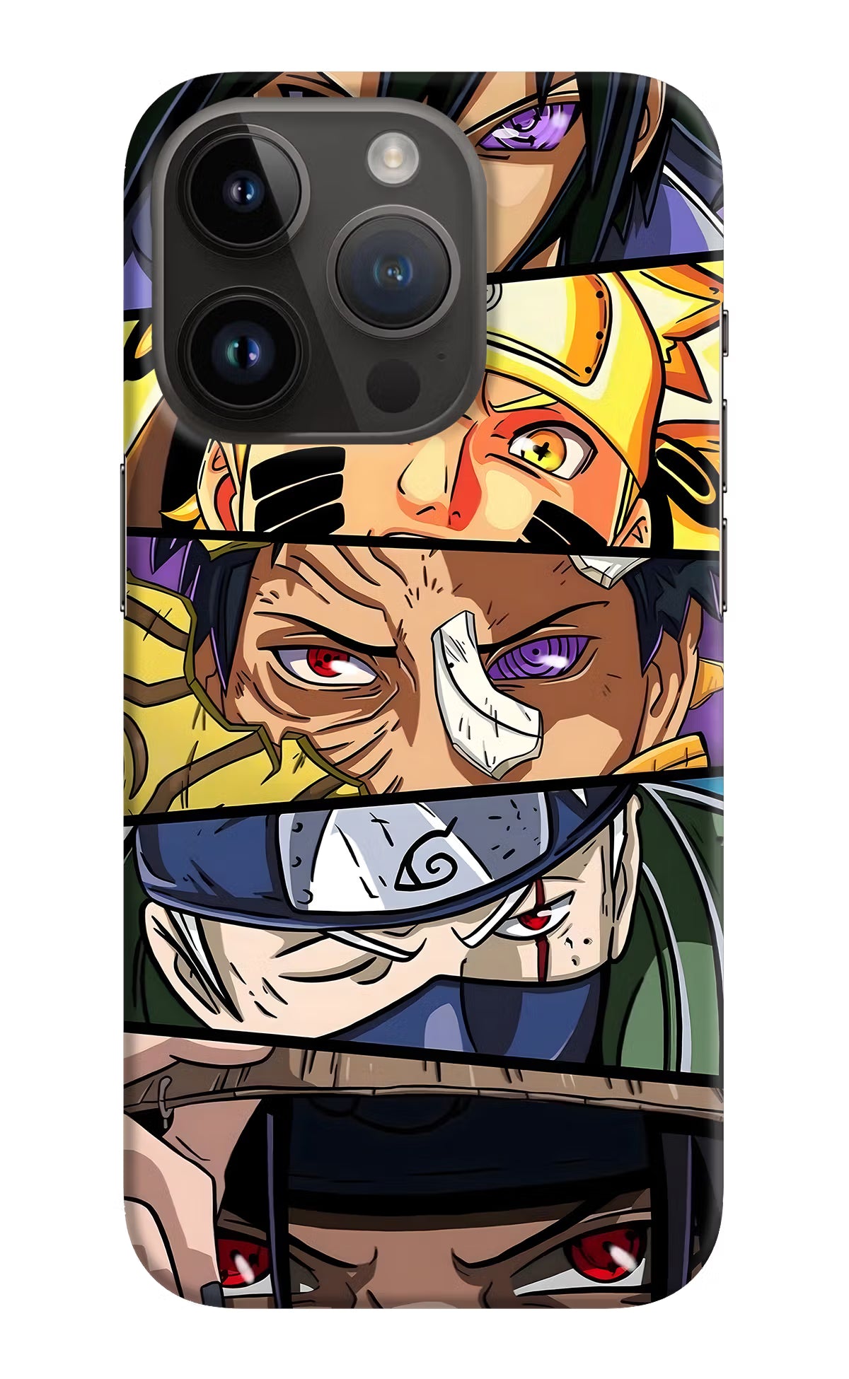 Naruto Character iPhone 14 Pro Hard Case Back Cover by Casekaro