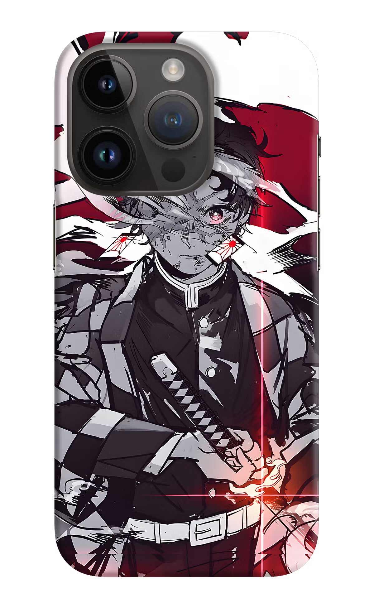Demon Slayer iPhone 14 Pro Hard Case Back Cover by Casekaro