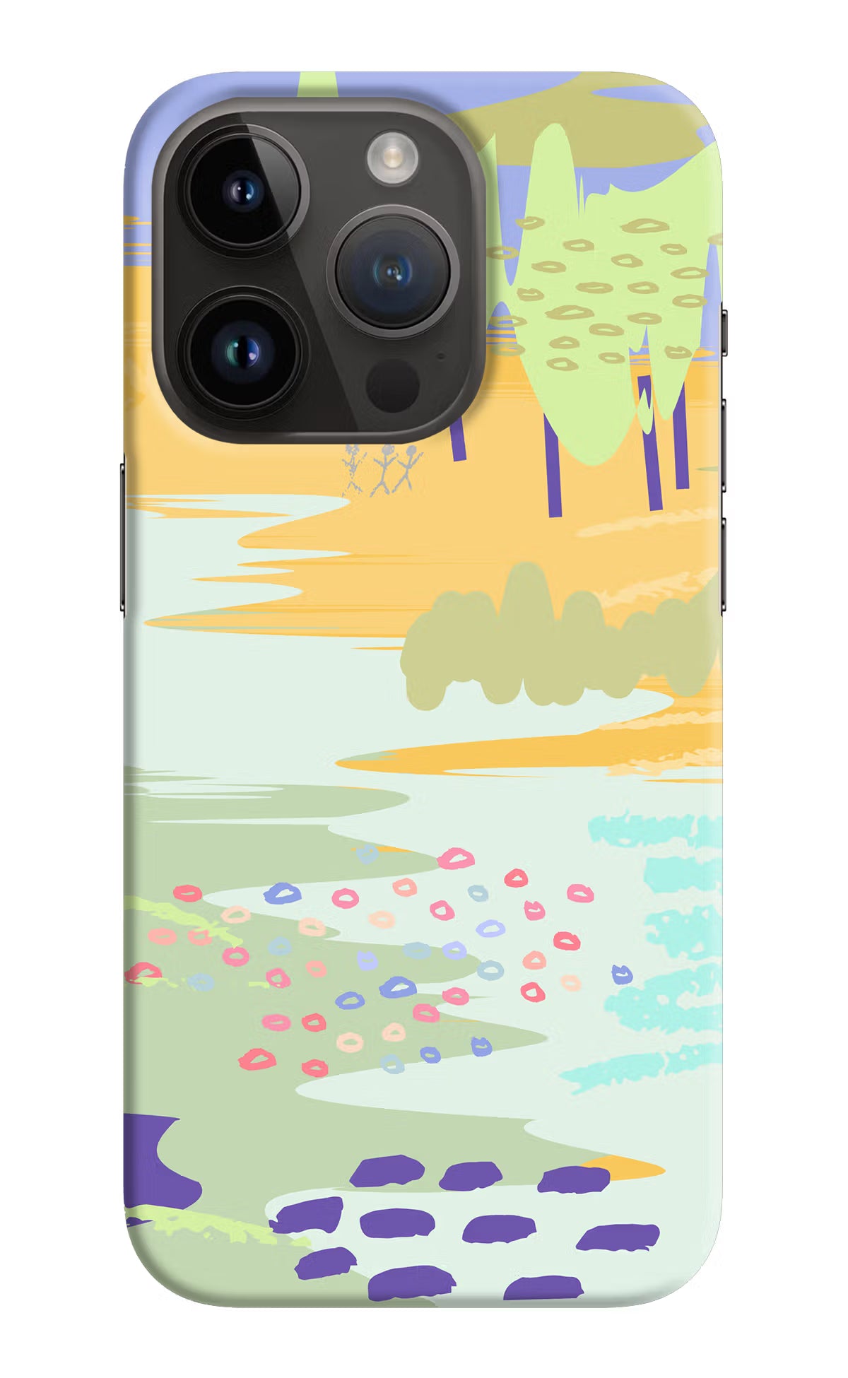 Scenery iPhone 14 Pro Hard Case Back Cover by Casekaro