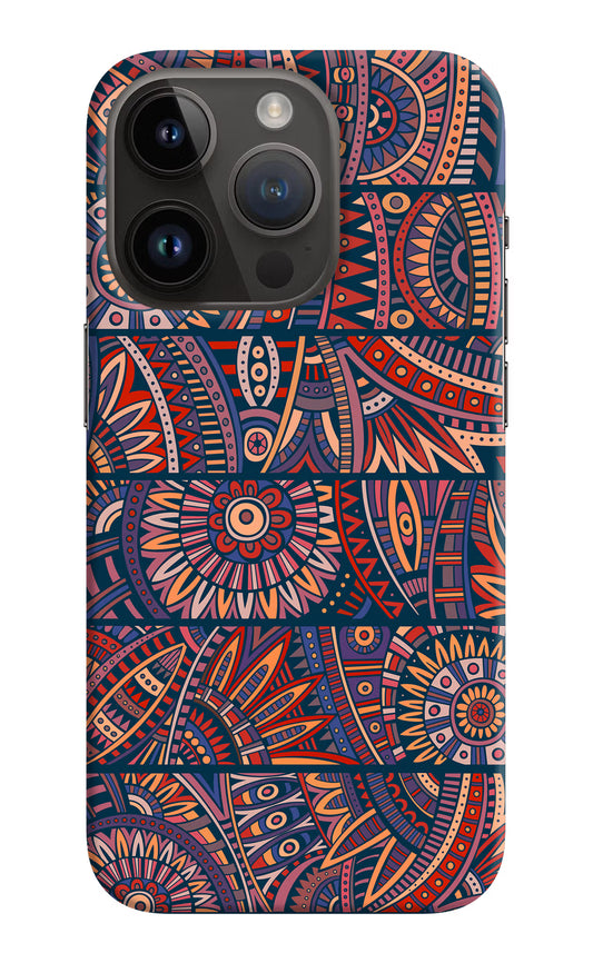 African Culture Design iPhone 14 Pro Hard Case Back Cover by Casekaro