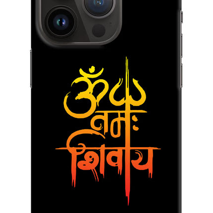 Om Namah Shivay iPhone 14 Pro Hard Case Back Cover by Casekaro