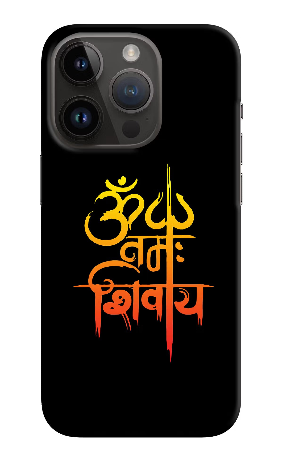 Om Namah Shivay iPhone 14 Pro Hard Case Back Cover by Casekaro