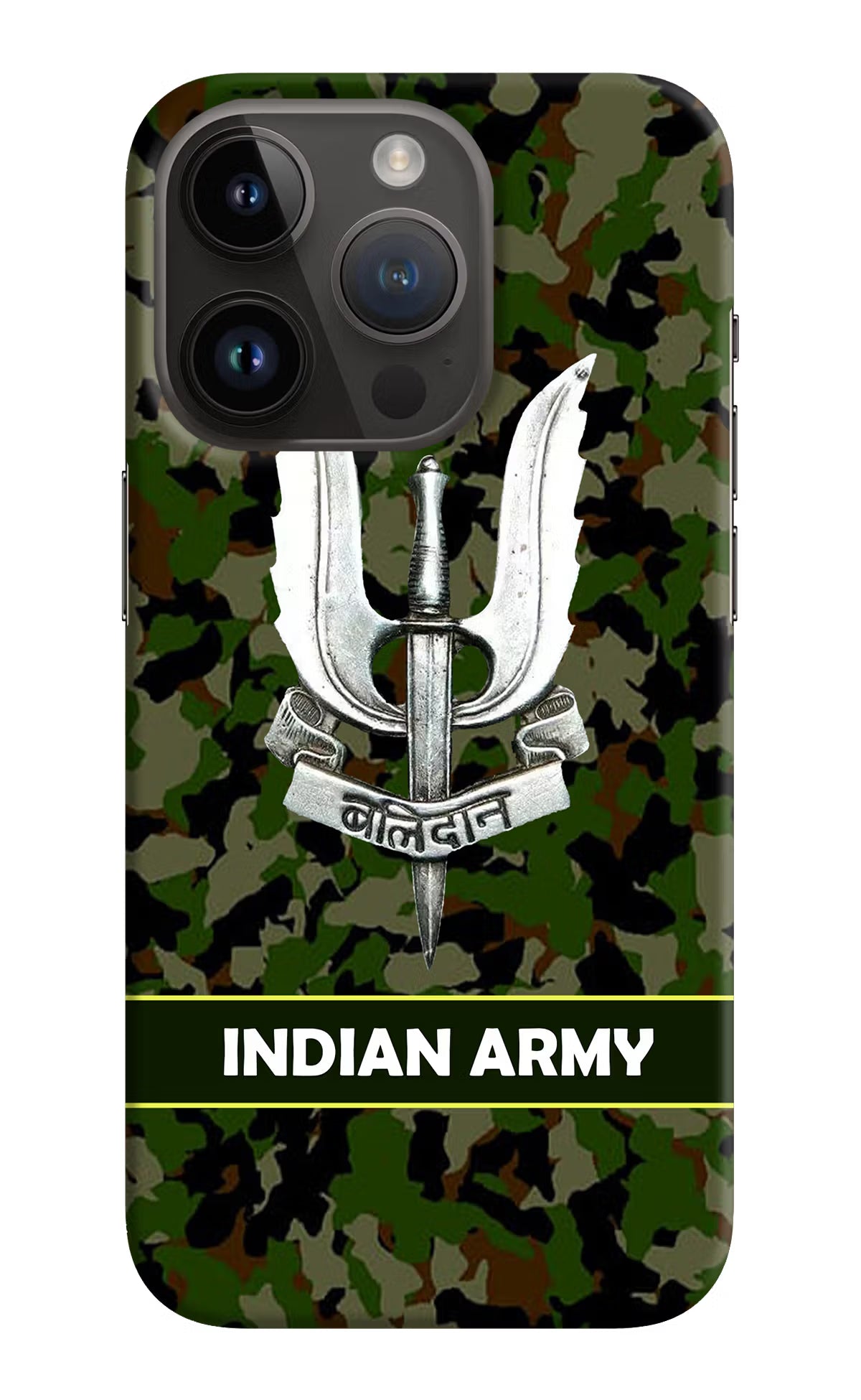 Balidan Indian Logo iPhone 14 Pro Hard Case Back Cover by Casekaro