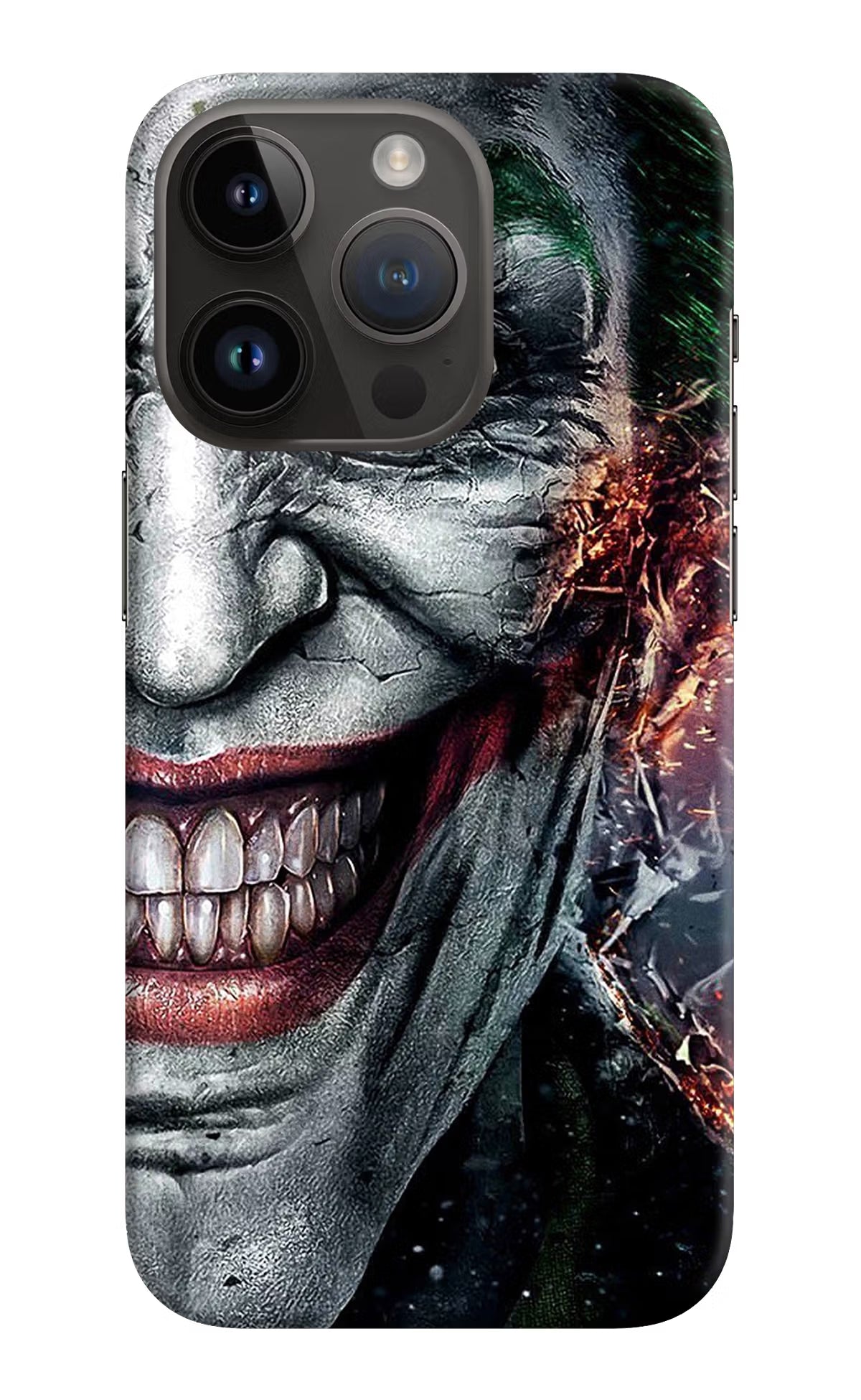 Joker Cam iPhone 14 Pro Hard Case Back Cover by Casekaro