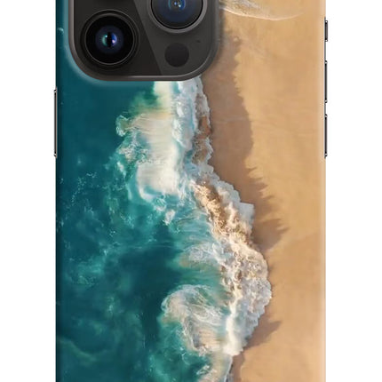 Ocean Beach iPhone 14 Pro Hard Case Back Cover by Casekaro