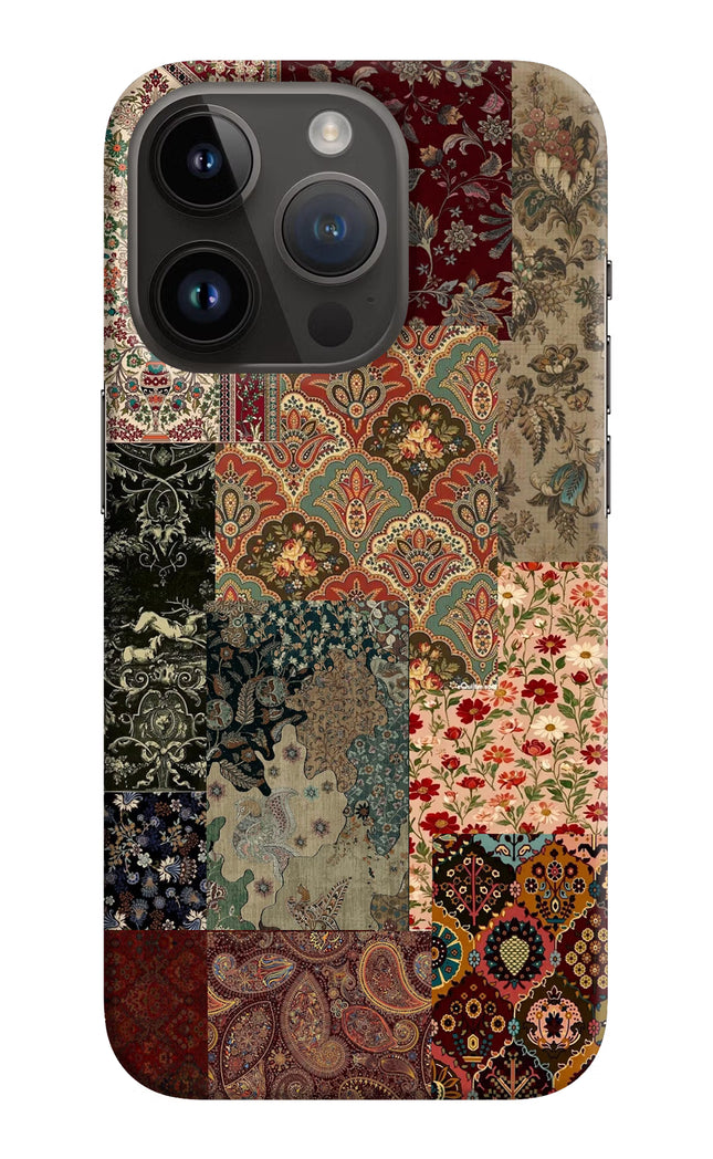 Desi Print iPhone 14 Pro Hard Case Back Cover by Casekaro