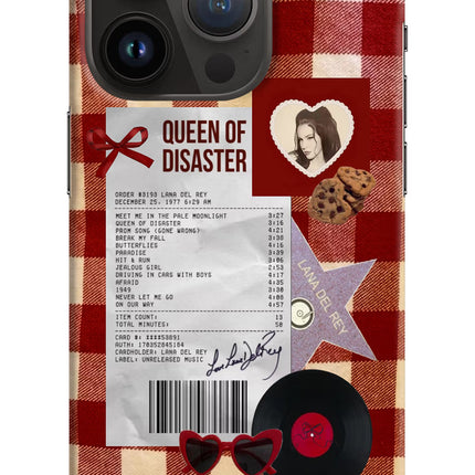 Queen of Disaster iPhone 14 Pro Hard Case Back Cover by Casekaro