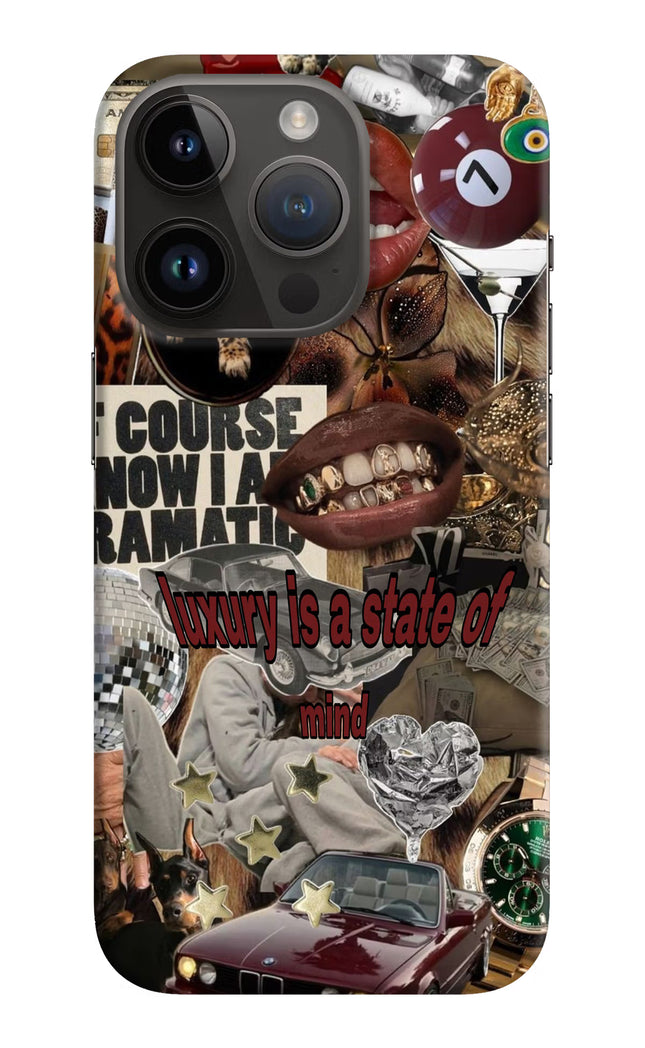 Luxury iPhone 14 Pro Hard Case Back Cover by Casekaro
