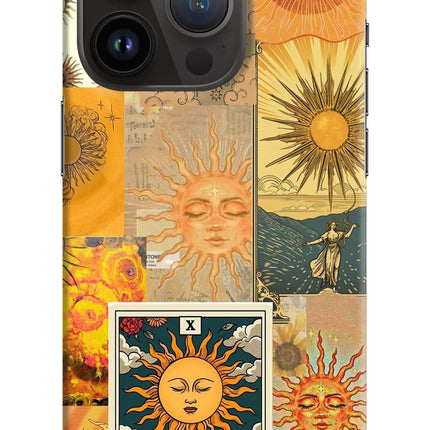 Sun iPhone 14 Pro Hard Case Back Cover by Casekaro