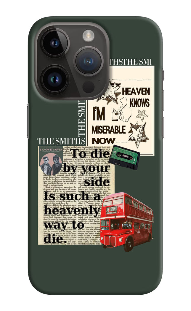 The Smiths iPhone 14 Pro Hard Case Back Cover by Casekaro