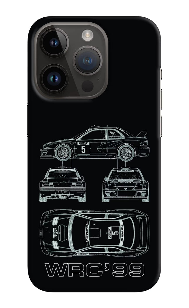 WRC'99 iPhone 14 Pro Hard Case Back Cover by Casekaro