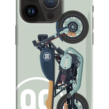 Classic Cafe Racer 99 iPhone 14 Pro Hard Case Back Cover by Casekaro