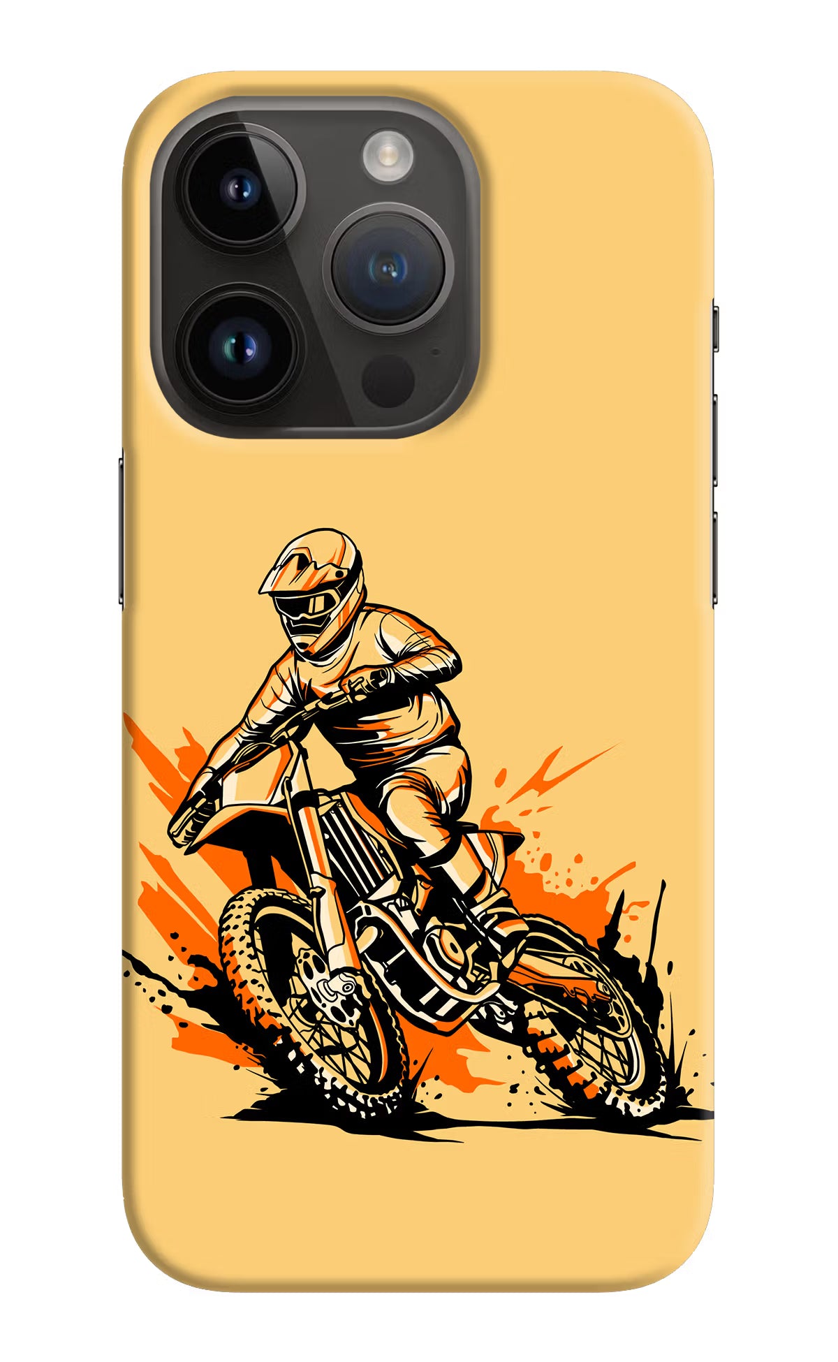 Off-Road Fury iPhone 14 Pro Hard Case Back Cover by Casekaro